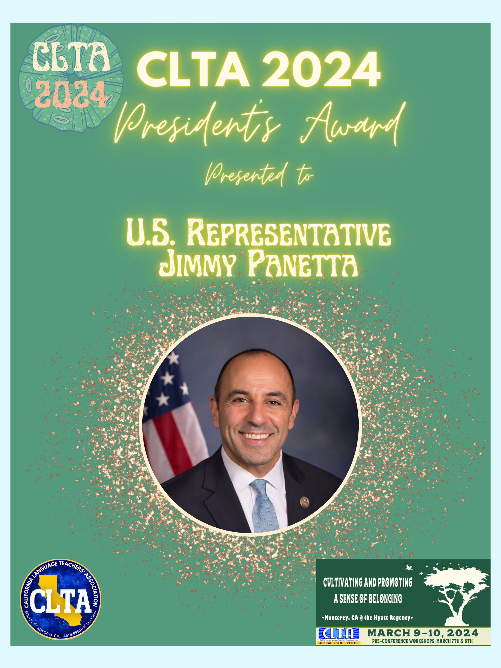 President's Award Jimmy Panetta