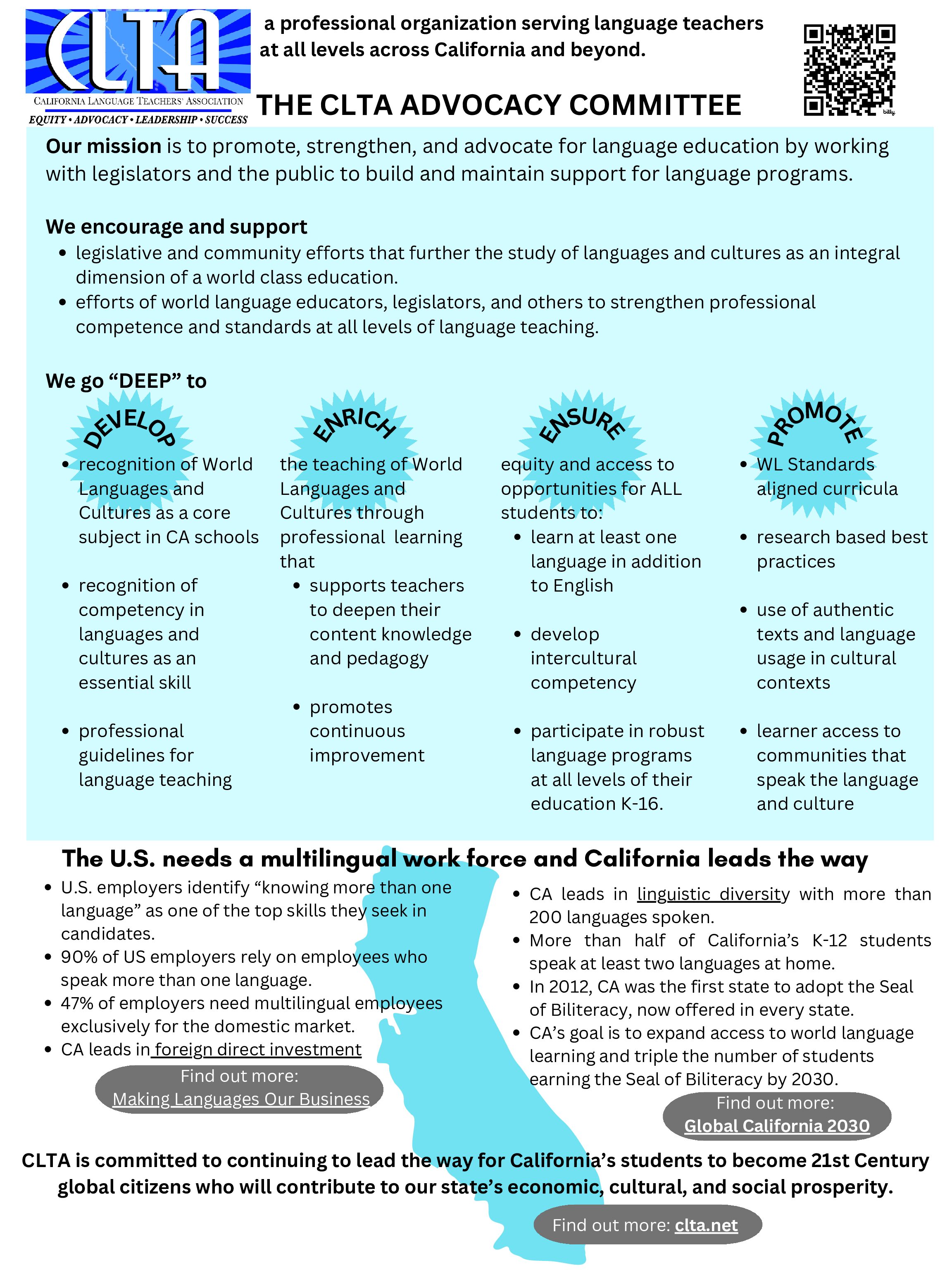 CLTA Advocacy Committee One-pager