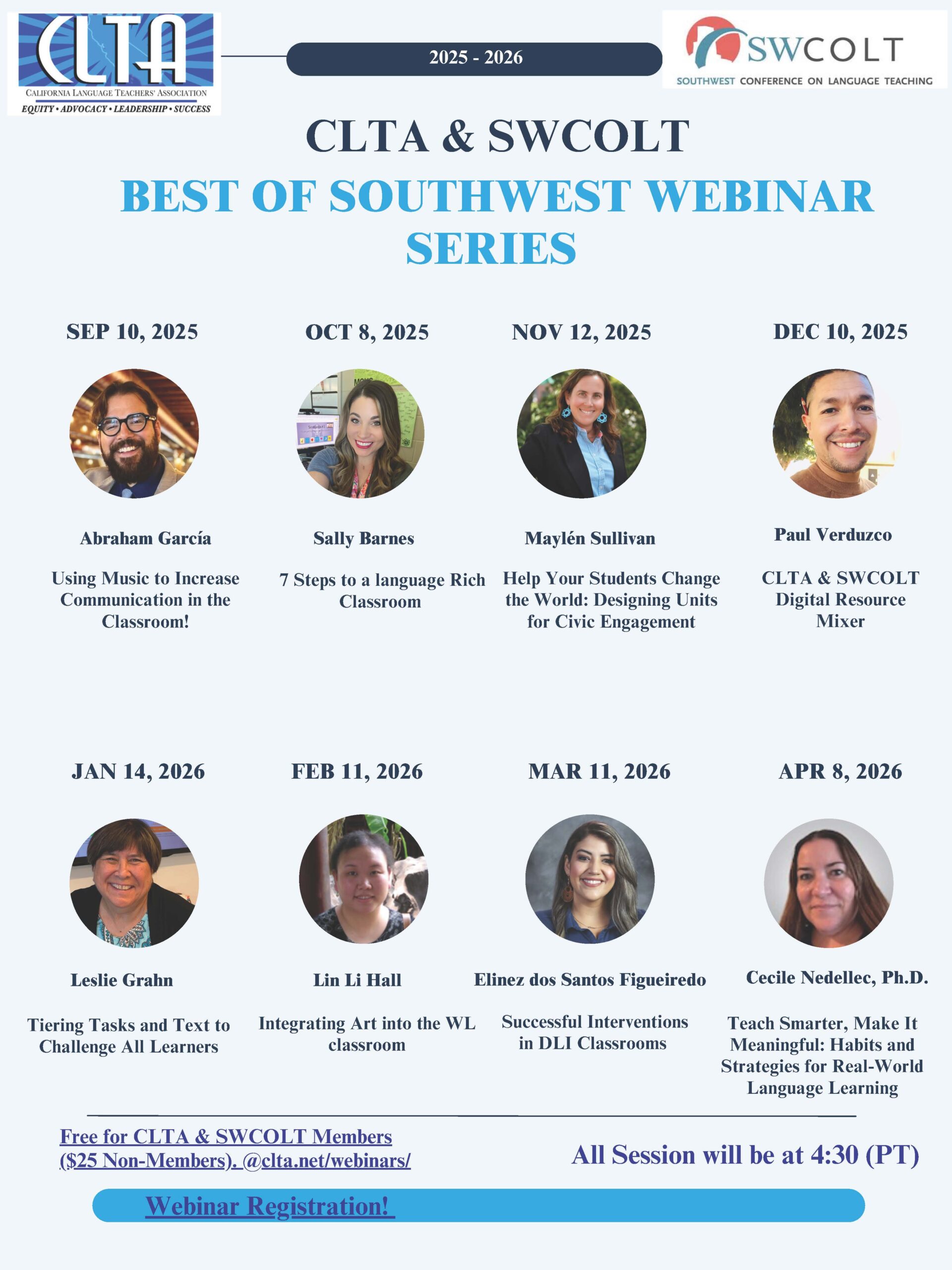 2nd Wednesday Webinar – 7 Steps to a language Rich Classroom