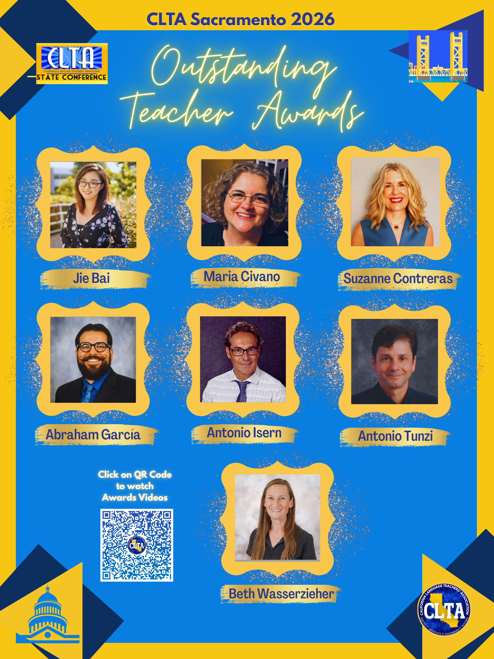 POSTERS for 2026 CLTA Awards - OTA and Teacher Leader