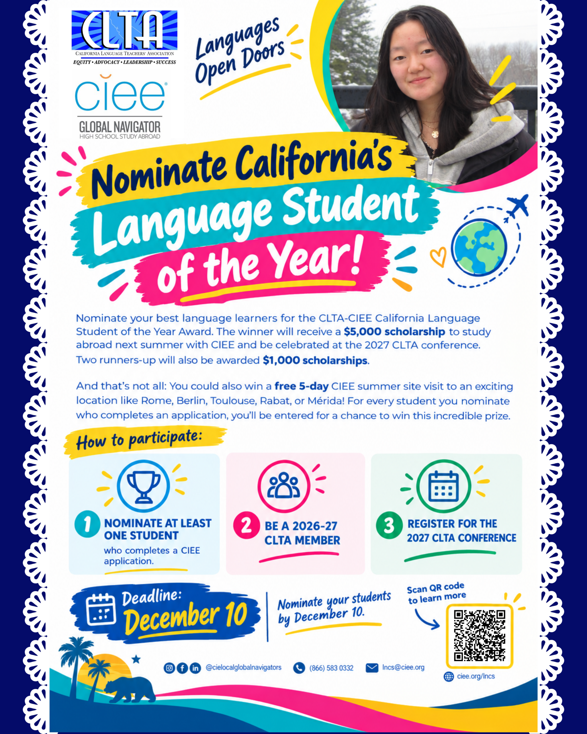 CIEE Promo flyer 2026